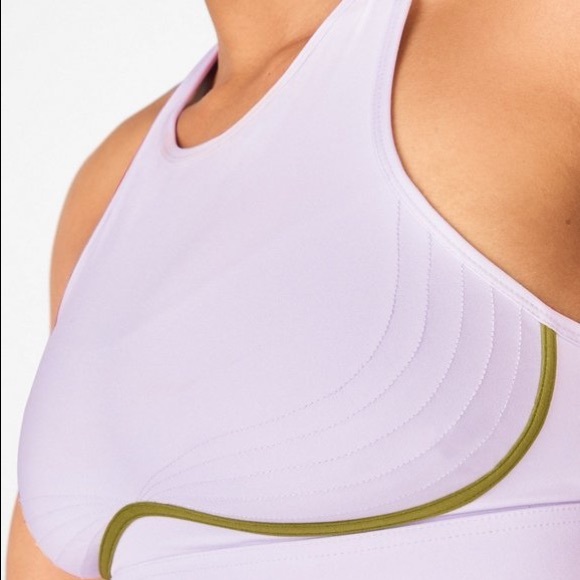 Fabletics Purple Blare Medium Impact Sports Bra II - Picture 3 of 9